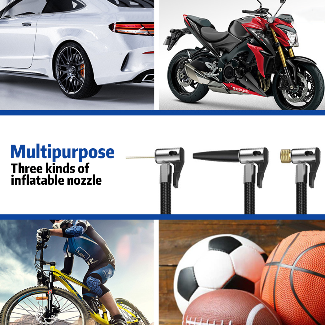 Cordless Electric Tyre Inflator – USB Rechargeable Portable Air Pump for Car & Bike
