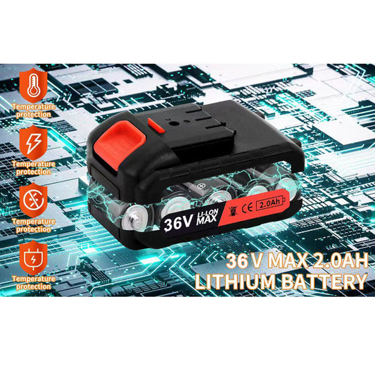 Cordless Electric Grass Trimmer & Brush Cutter – Lightweight Lawn Whipper Snipper